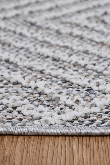 Torrelle Menapi Ash Geometric Flatweave Rug