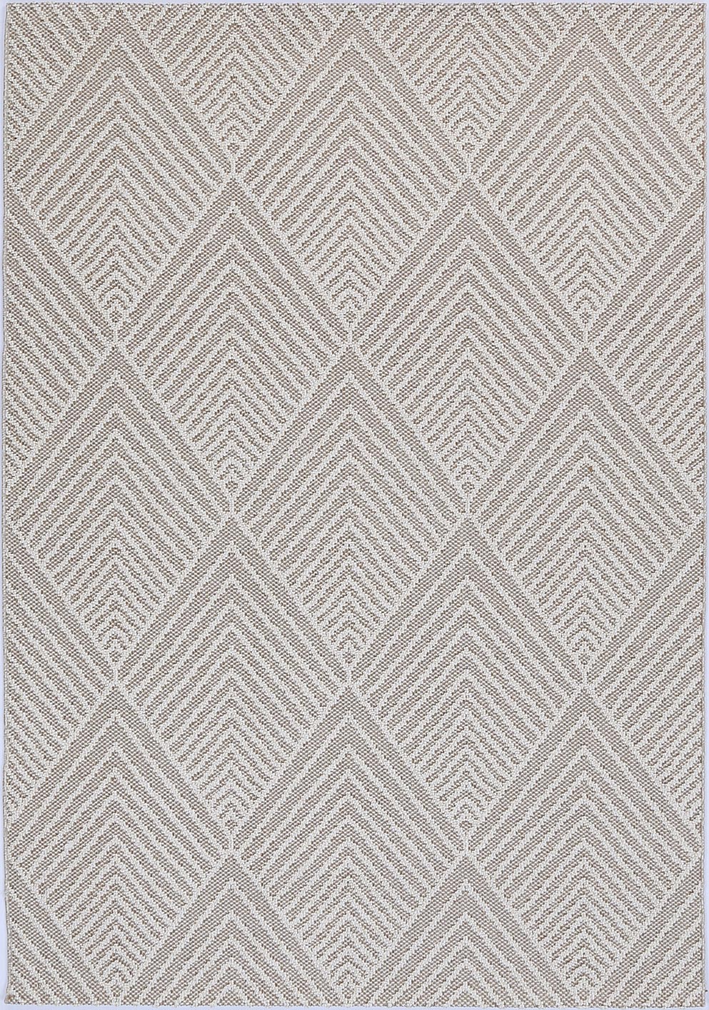 Torrelle Onika Beige Geometric Flatweave Rug