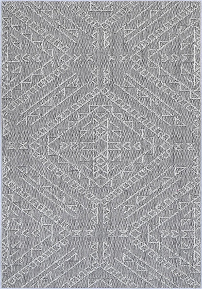 Torrelle Kaua Ash Tribal Flatweave Rug