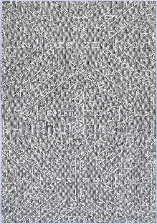Torrelle Kaua Ash Tribal Flatweave Rug