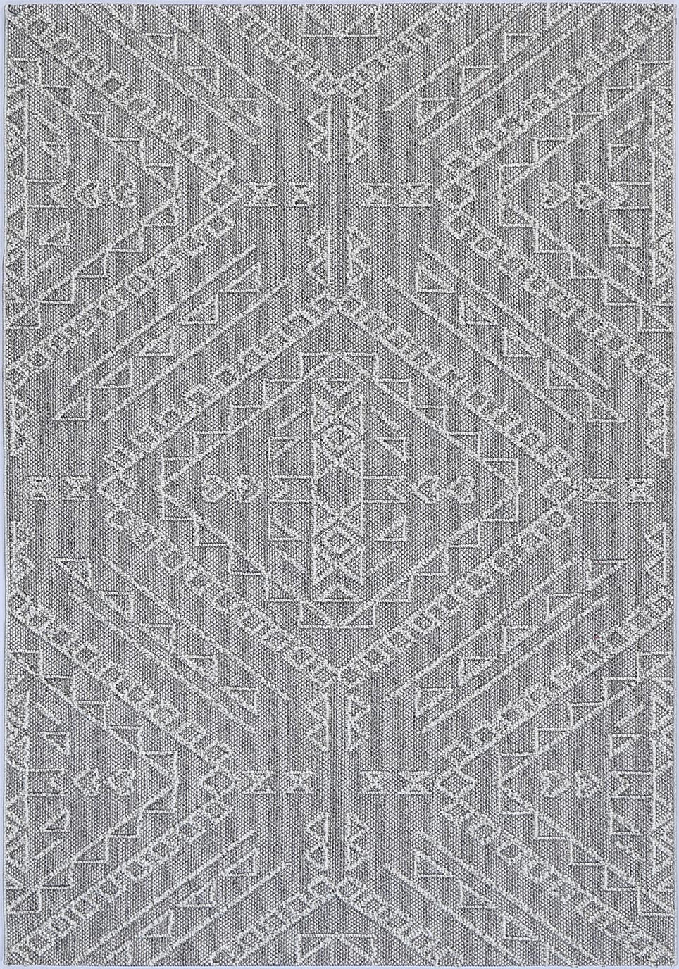 Torrelle Kaua Ash Tribal Flatweave Rug