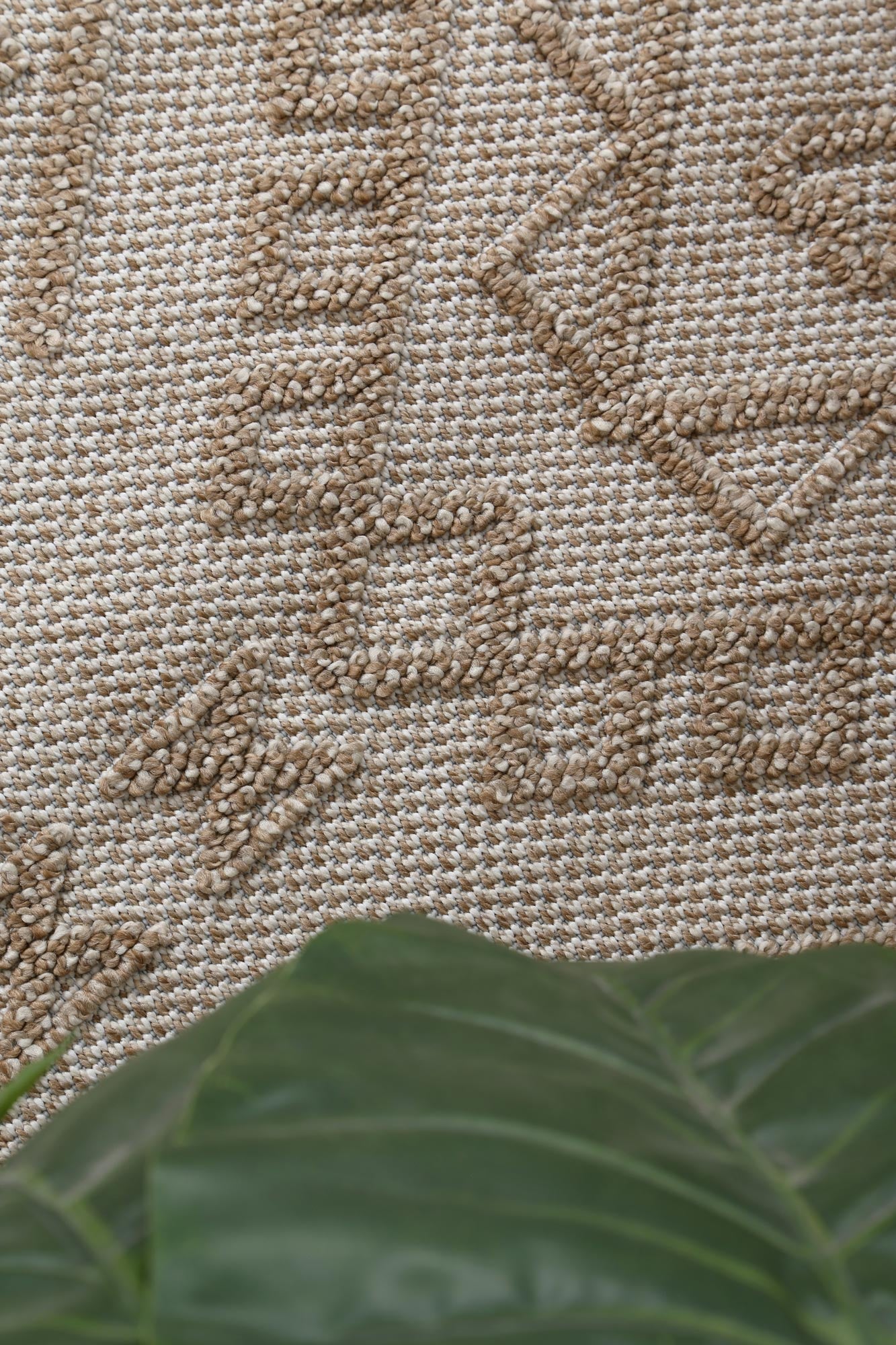 Torrelle Kilifa Beige Tribal Flatweave Rug