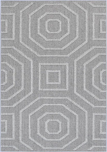 Torrelle Suri Ash Geometric Flatweave Rug