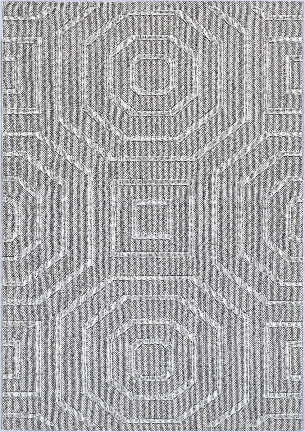 Torrelle Suri Ash Geometric Flatweave Rug