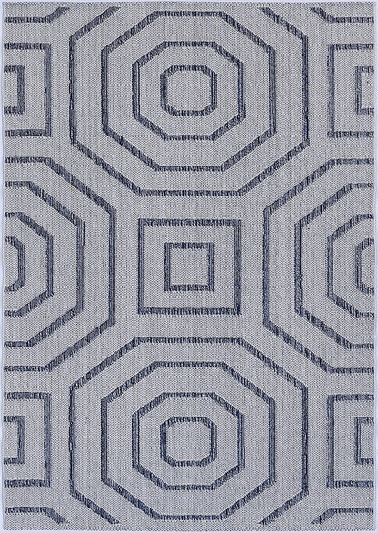 Torrelle Hale Charcoal Geometric Flatweave Rug