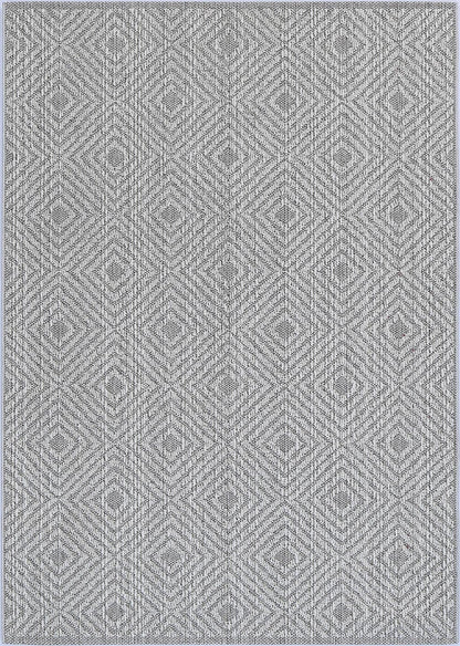 Torrelle Walasi Ash Geometric Flatweave Rug