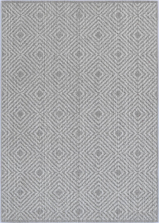 Torrelle Walasi Ash Geometric Flatweave Rug