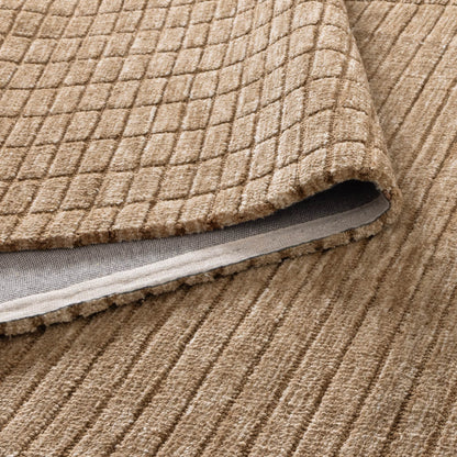 Kyoto Warm Sand Carved Rug - Kyoto03